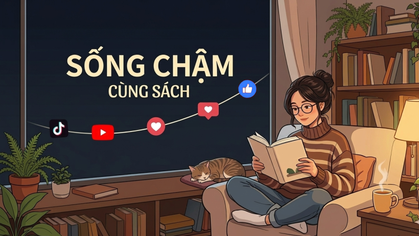 Sống chậm c&ugrave;ng s&aacute;ch