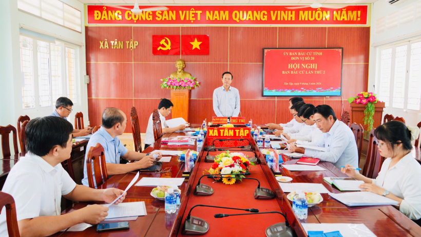 Ban bầu cử đại biểu HĐND tỉnh, đơn vị bầu cử số 20 tổ chức họp lần thứ hai 