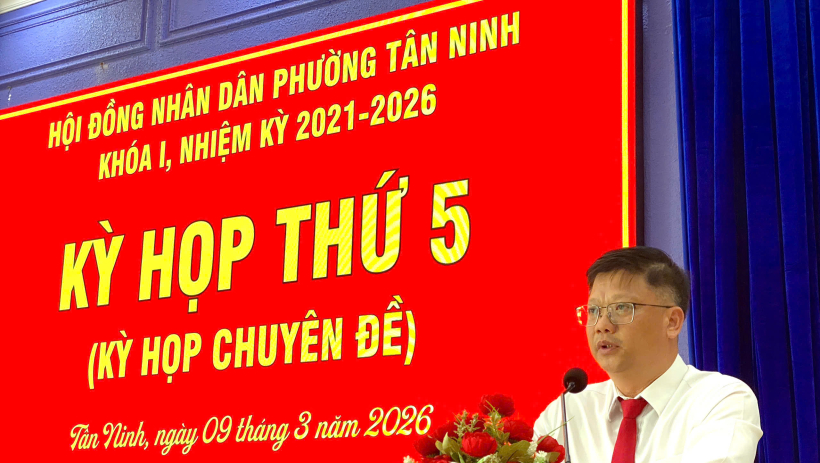 Kỳ họp thứ 5 HĐND phường T&acirc;n Ninh th&ocirc;ng qua nhiều nghị quyết quan trọng