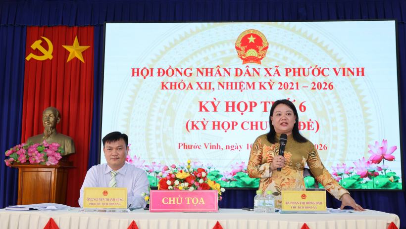 Kỳ họp thứ 6 HĐND x&atilde; Phước Vinh&nbsp;th&ocirc;ng qua 3 nghị quyết