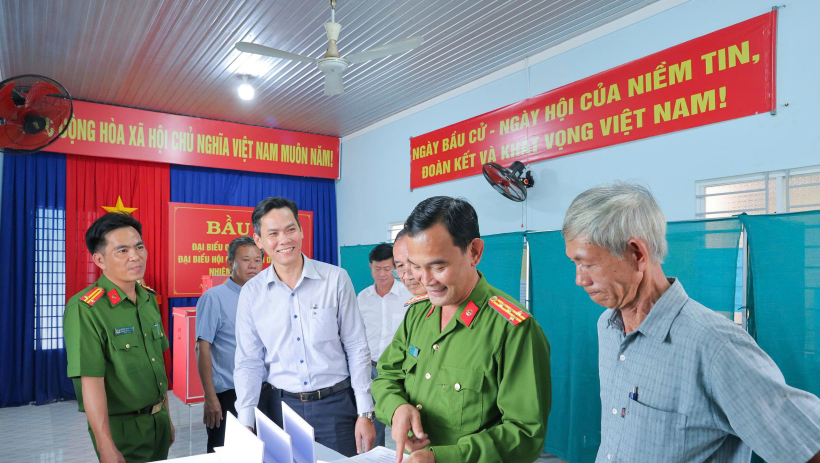 Gi&aacute;m s&aacute;t, kiểm tra c&ocirc;ng t&aacute;c chuẩn bị bầu cử tại phường Ninh Thạnh