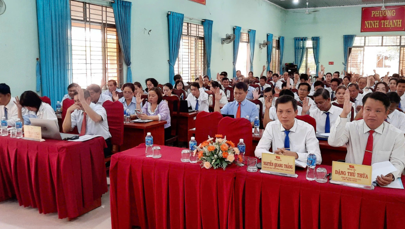 HĐND phường Ninh Thạnh tổ chức Kỳ họp thứ 4 