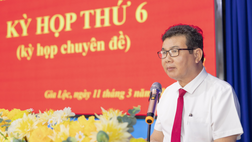 Kỳ họp thứ 6 HĐND phường Gia Lộc th&ocirc;ng qua 2 Nghị quyết