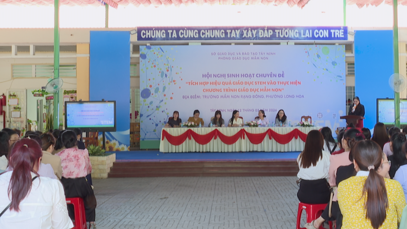 Đổi mới hoạt động gi&aacute;o dục mầm non theo hướng t&iacute;ch hợp STEM