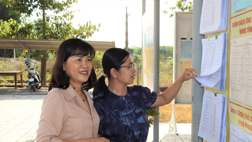 Phường Ho&agrave; Th&agrave;nh bảo đảm tiến độ chuẩn bị cho ng&agrave;y bầu cử