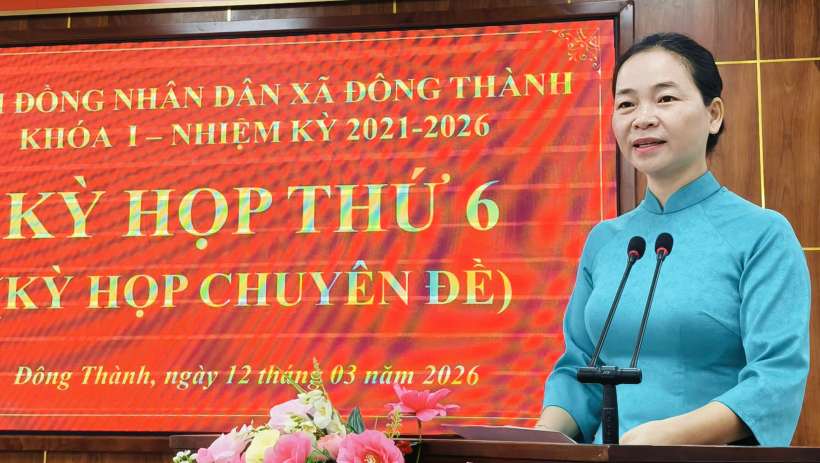 HĐND x&atilde; Đ&ocirc;ng Th&agrave;nh tổng kết hoạt động nhiệm kỳ 2021-2026