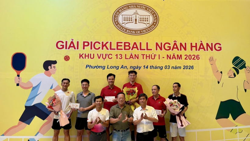 Hội thao Pickleball Ng&acirc;n h&agrave;ng Nh&agrave; nước Chi nh&aacute;nh Khu vực 13 năm 2026
