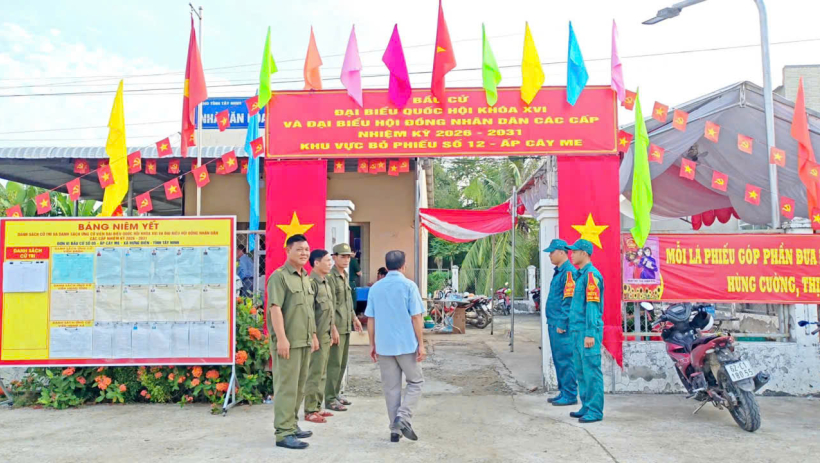 T&acirc;y Ninh: Bảo đảm an ninh, trật tự, vệ sinh m&ocirc;i trường phục vụ bầu cử