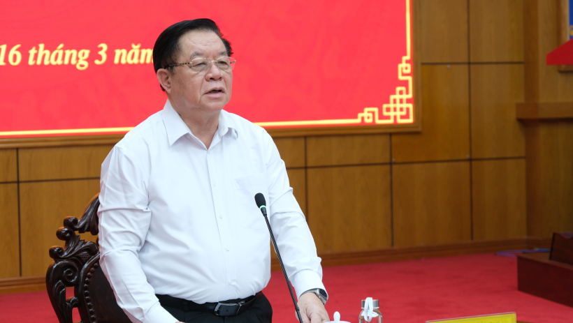 Đại tướng Nguyễn Trọng Nghĩa chủ tr&igrave; Hội nghị th&ocirc;ng qua dự thảo b&aacute;o c&aacute;o gi&aacute;m s&aacute;t tại T&acirc;y Ninh