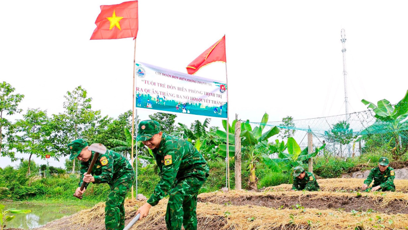 Tuổi trẻ Bộ đội Bi&ecirc;n ph&ograve;ng với Th&aacute;ng Ba bi&ecirc;n giới