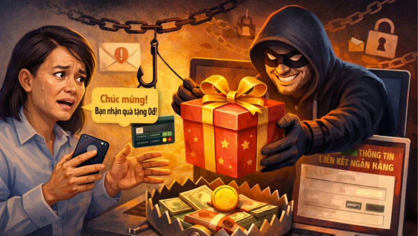 Su&yacute;t mất tiền v&igrave; bẫy 'qu&agrave; tặng 0 đồng'