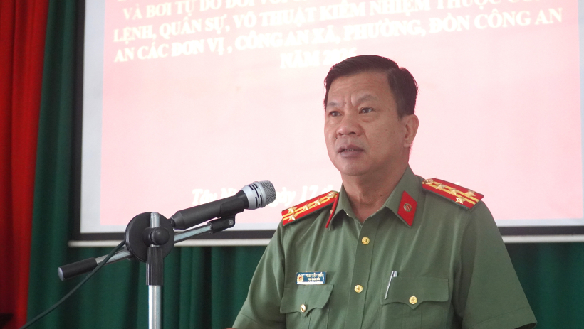 C&ocirc;ng an tỉnh: Tập huấn điều lệnh, qu&acirc;n sự, v&otilde; thuật v&agrave; bơi tự do năm 2026