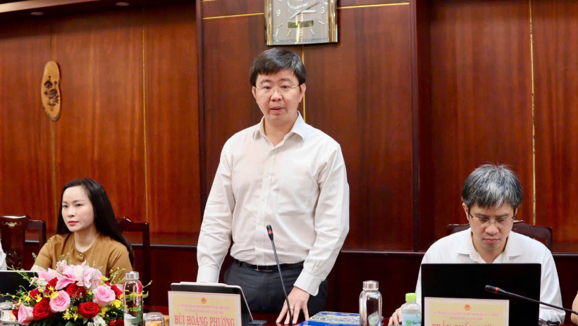 T&acirc;y Ninh tiếp v&agrave; l&agrave;m việc với Đo&agrave;n c&ocirc;ng t&aacute;c của Bộ Khoa học v&agrave; C&ocirc;ng nghệ