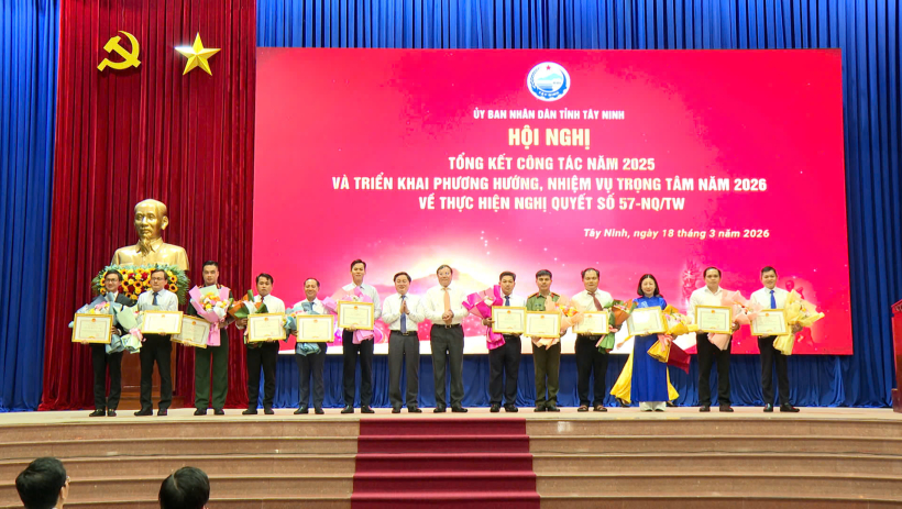 Năm 2026: T&acirc;y Ninh tăng tốc thực hiện Nghị quyết số 57-NQ/TW