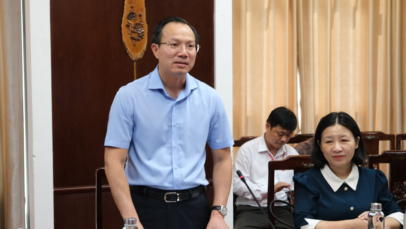 Ph&oacute; Chủ tịch UBND tỉnh T&acirc;y Ninh l&agrave;m việc với doanh nghiệp về x&acirc;y dựng hệ sinh th&aacute;i UAV