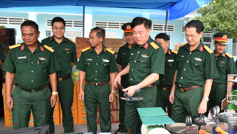 Ban Chỉ đạo 515 Qu&acirc;n khu 7 thăm, kiểm tra c&ocirc;ng t&aacute;c chuẩn bị của Đội K73