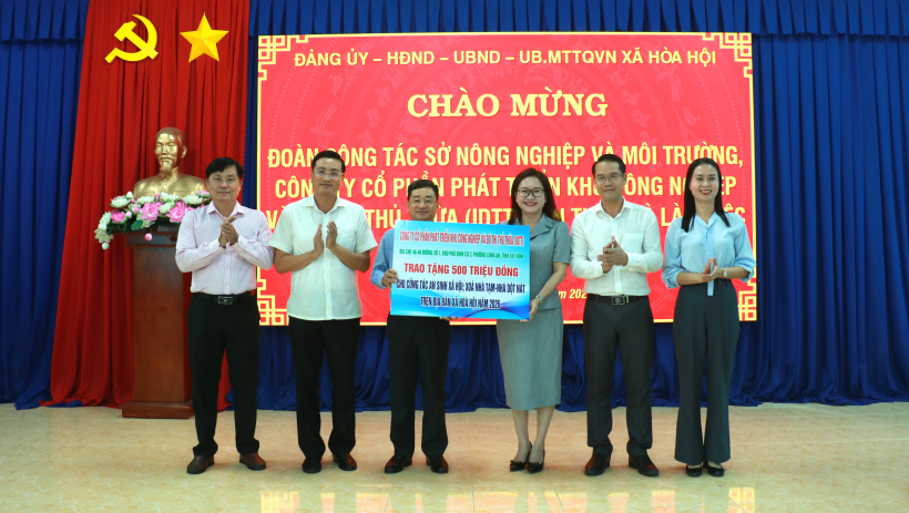 Sở N&ocirc;ng nghiệp v&agrave; M&ocirc;i trường: L&agrave;m việc về Chương tr&igrave;nh mục ti&ecirc;u Quốc gia giảm ngh&egrave;o bền vững tại x&atilde; H&ograve;a Hội 