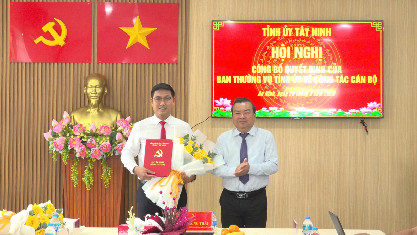 Ph&oacute; Gi&aacute;m đốc Sở C&ocirc;ng Thương T&acirc;y Ninh được chỉ định giữ chức B&iacute; thư Đảng ủy x&atilde; An Ninh