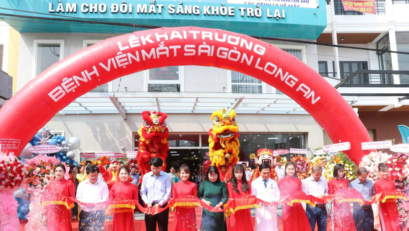 Khai trương Bệnh viện Mắt S&agrave;i G&ograve;n Long An