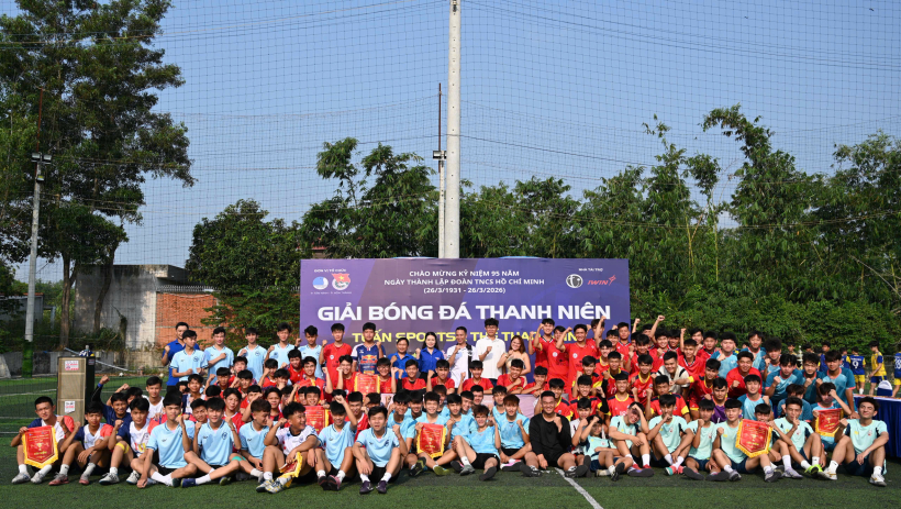 Giải b&oacute;ng đ&aacute; thanh ni&ecirc;n tranh C&uacute;p Tuấn Sports &ndash; Iwin lần thứ 9 năm 2026