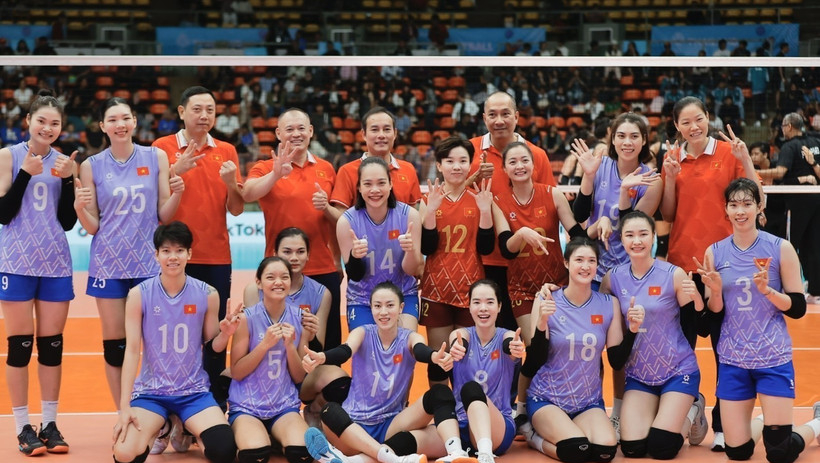 Tuyển b&oacute;ng chuyền nữ Việt Nam được treo thưởng lớn ở c&aacute;c giải quốc tế năm 2026