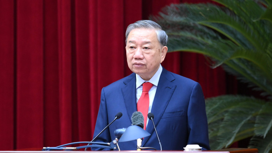 Ph&aacute;t biểu của Tổng B&iacute; thư T&ocirc; L&acirc;m tại Hội nghị lần thứ 2 Ban Chấp h&agrave;nh Trung ương Đảng kh&oacute;a XIV