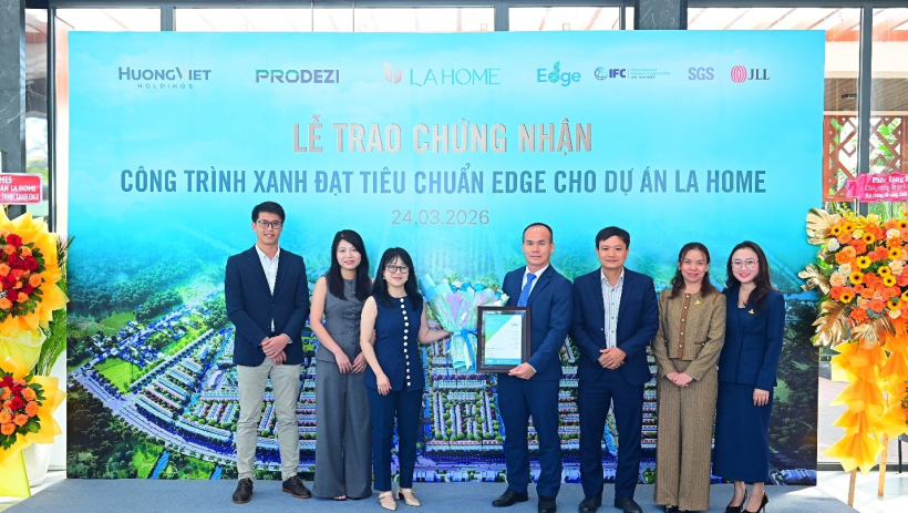 LA Home nhận chứng chỉ xanh EDGE, khẳng định ti&ecirc;u chuẩn ph&aacute;t triển bền vững