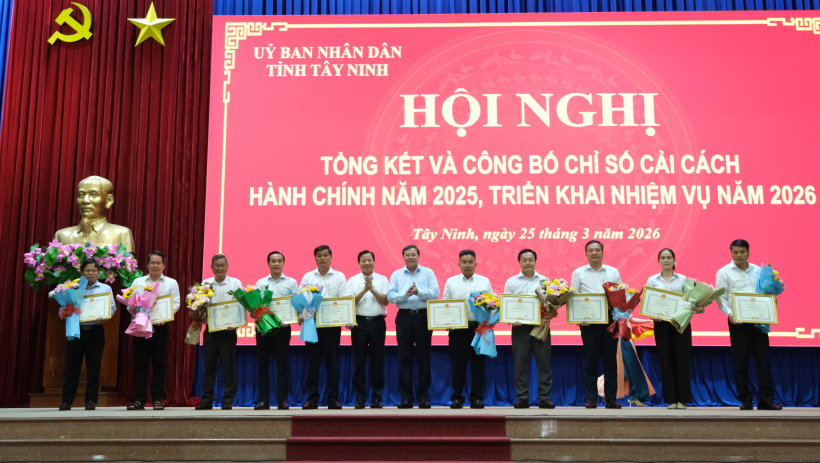 T&acirc;y Ninh tổng kết v&agrave; c&ocirc;ng bố chỉ số cải c&aacute;ch h&agrave;nh ch&iacute;nh năm 2025