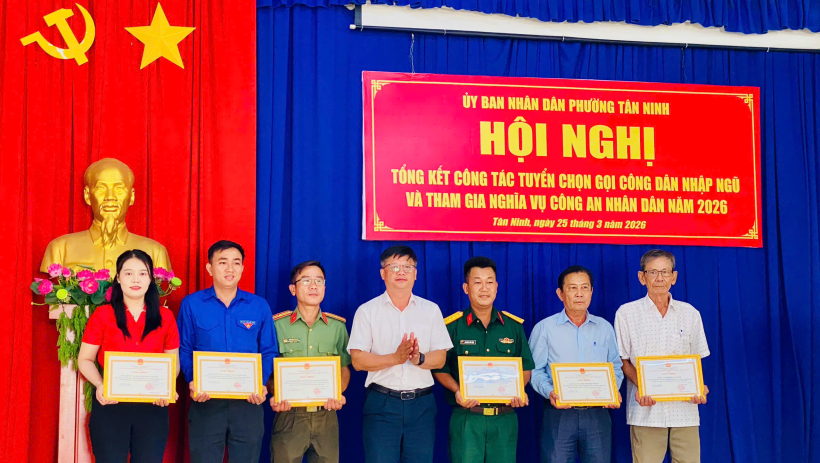 Phường T&acirc;n Ninh ho&agrave;n th&agrave;nh 100% chỉ ti&ecirc;u giao qu&acirc;n năm 2026