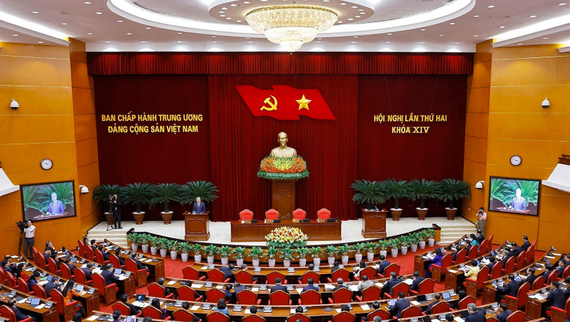 Th&ocirc;ng b&aacute;o Hội nghị lần thứ hai Ban Chấp h&agrave;nh Trung ương Đảng kh&oacute;a XIV