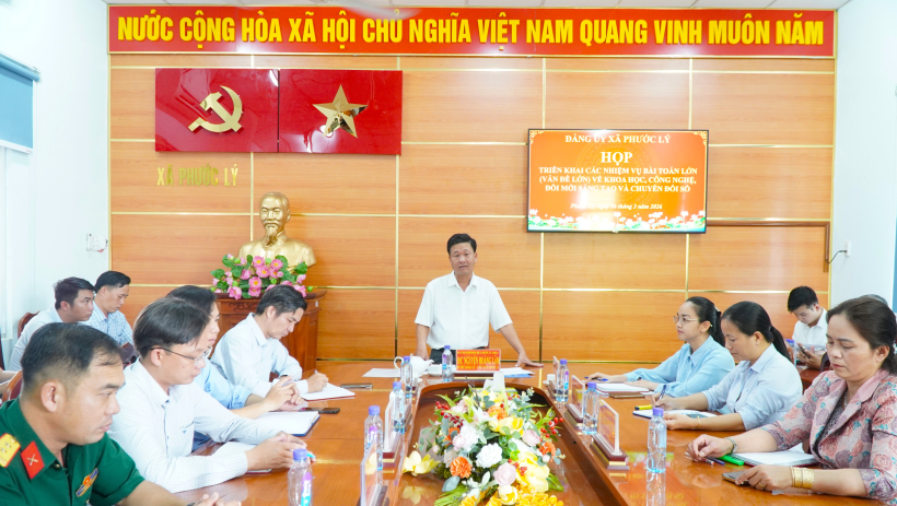 X&atilde; Phước L&yacute;: Triển khai c&aacute;c nhiệm vụ về khoa học, c&ocirc;ng nghệ, đổi mới s&aacute;ng tạo v&agrave; chuyển đổi số