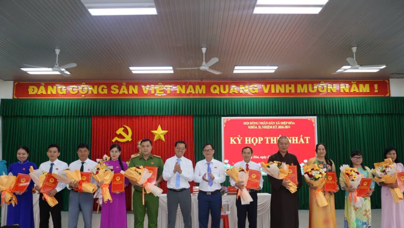 &Ocirc;ng Trương Minh Kh&aacute;nh được bầu giữ chức Chủ tịch HĐND x&atilde; Hiệp H&ograve;a, nhiệm kỳ 2026-2031