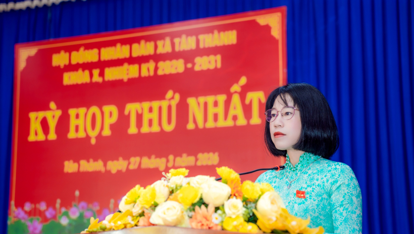 B&agrave; Nguyễn Thị Tr&uacute;c Mai được bầu giữ chức Chủ tịch HĐND x&atilde; T&acirc;n Th&agrave;nh