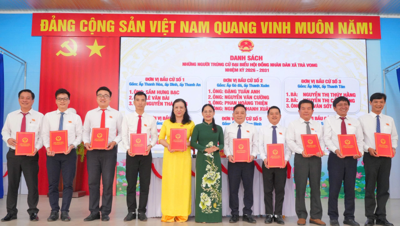 X&atilde; Tr&agrave; Vong tổ chức Kỳ họp thứ nhất HĐND x&atilde; kh&oacute;a XIII, nhiệm kỳ 2026-2031