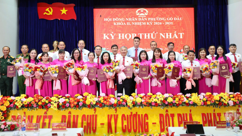 HĐND phường G&ograve; Dầu kh&oacute;a II tổ chức Kỳ họp thứ nhất