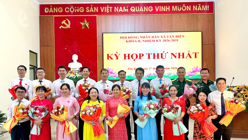 &Ocirc;ng L&ecirc; Long Giang được bầu giữ chức Chủ tịch HĐND x&atilde; T&acirc;n Bi&ecirc;n kh&oacute;a II, nhiệm kỳ 2026-2031