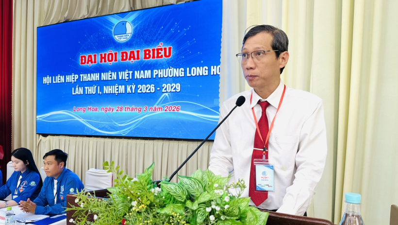 Anh L&ecirc; Anh Ngữ giữ chức Chủ tịch Hội Li&ecirc;n hiệp Thanh ni&ecirc;n Việt Nam phường Long Hoa 