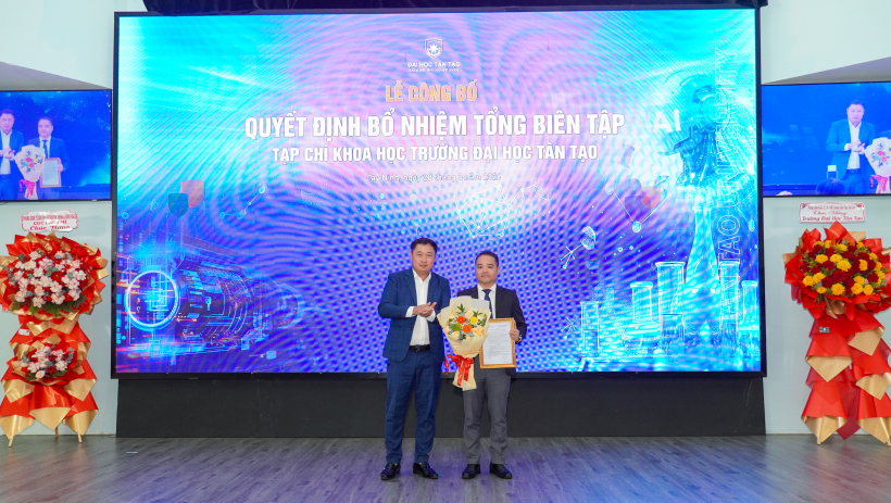 Ra mắt Tạp ch&iacute; khoa học Trường Đại học T&acirc;n Tạo