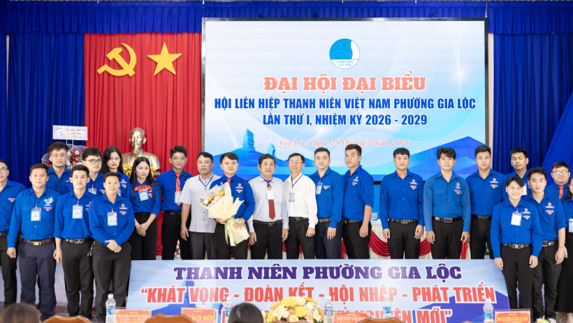 Anh Nguyễn Minh Phước giữ chức Chủ tịch Hội Li&ecirc;n hiệp Thanh ni&ecirc;n Việt Nam phường Gia Lộc 
