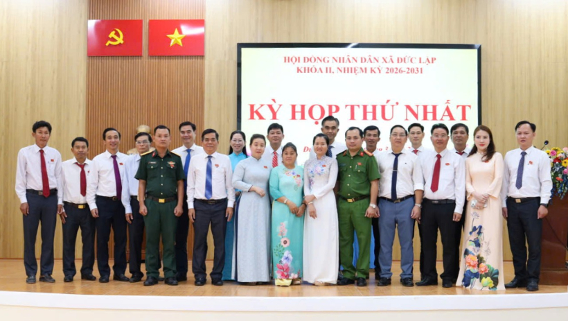 &Ocirc;ng L&ecirc; Huy To&agrave;n được bầu giữ chức Chủ tịch HĐND x&atilde; Đức Lập, nhiệm kỳ 2026-2031