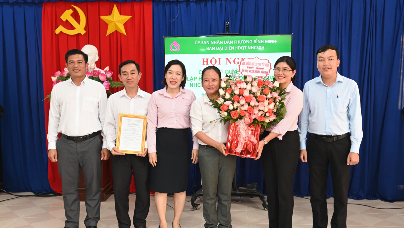 Phường B&igrave;nh Minh: Th&agrave;nh lập Ban Đại điện Hội đồng quản trị Ng&acirc;n h&agrave;ng Ch&iacute;nh s&aacute;ch x&atilde; hội