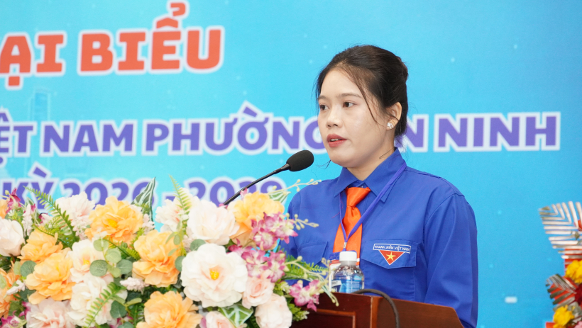Chị Nguyễn Thị Kim Ph&uacute; giữ chức Chủ tịch Hội Li&ecirc;n hiệp Thanh ni&ecirc;n Việt Nam phường T&acirc;n Ninh