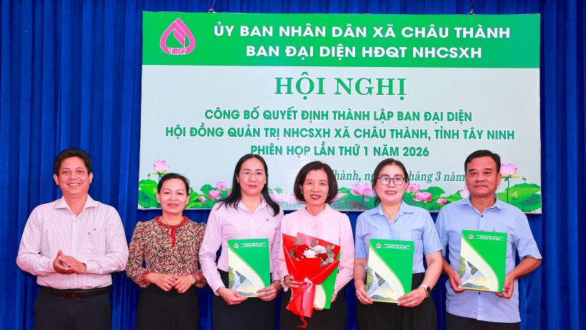 Th&agrave;nh lập Ban Đại diện Hội đồng quản trị Ng&acirc;n h&agrave;ng Ch&iacute;nh s&aacute;ch x&atilde; hội x&atilde; Ch&acirc;u Th&agrave;nh