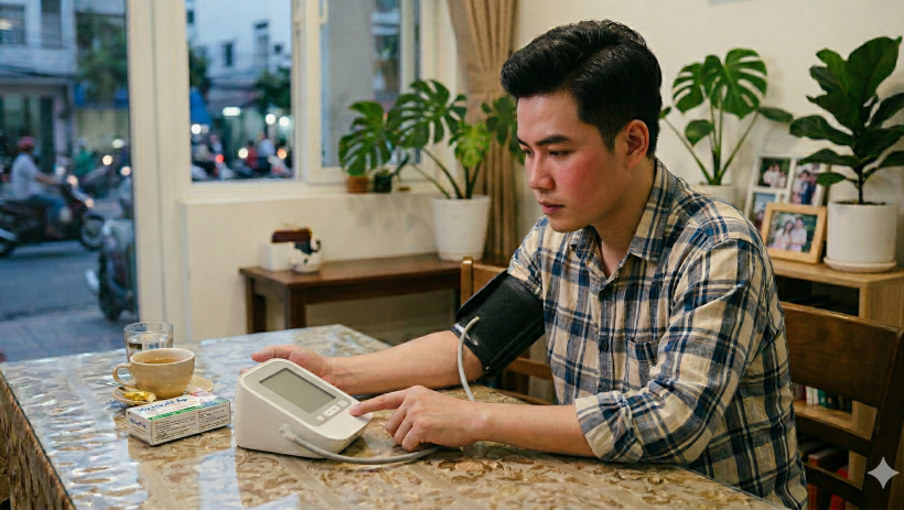 Mặt đỏ bừng c&oacute; phải l&agrave; dấu hiệu tăng huyết &aacute;p?