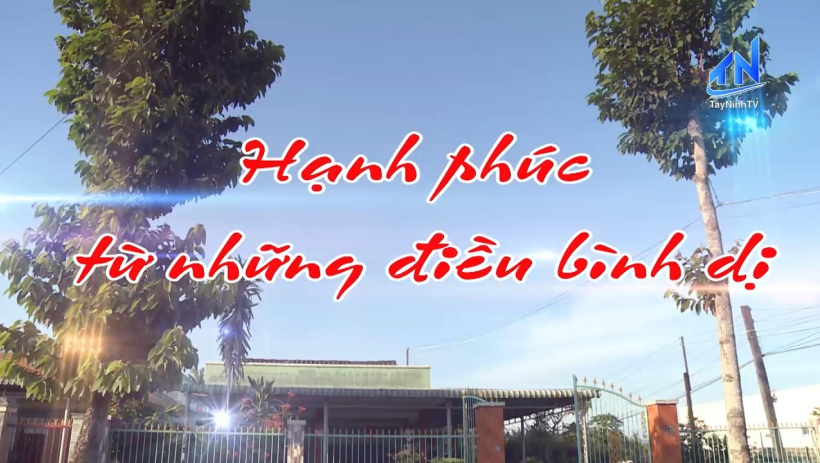 Hạnh ph&uacute;c từ những điều b&igrave;nh dị