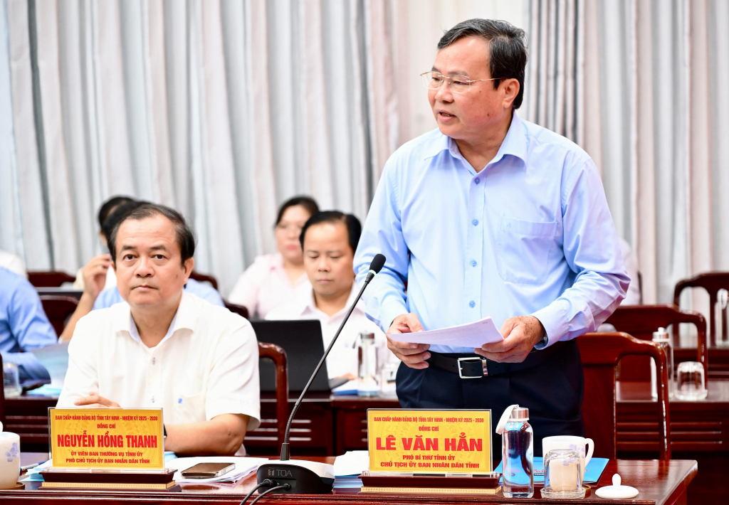 Phó Bí thư Tỉnh uỷ, Bí thư Đảng uỷ UBND tỉnh, Chủ tịch UBND tỉnh Lê Văn Hẳn khẳng định trong 3 tháng đầu năm đã đạt kết quả tích cực trên hầu hết các lĩnh vực.