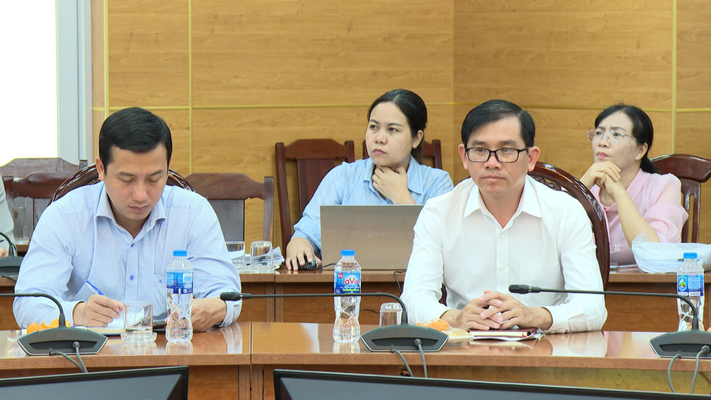 Các đại biểu dự hội nghị tại điểm cầu tỉnh Tây Ninh