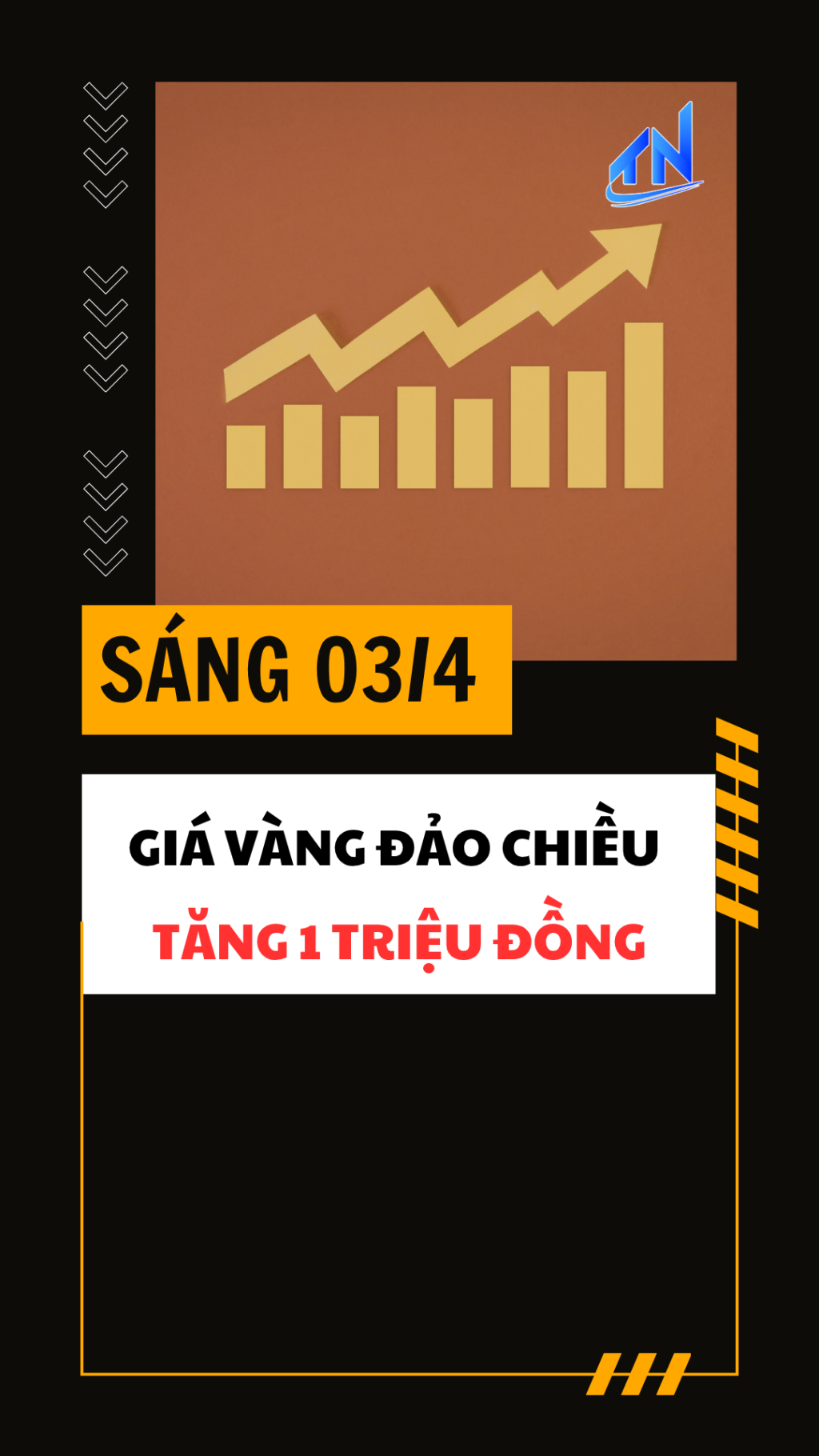 Sáng 03/4: Giá vàng đảo chiều tăng 1 triệu đồng