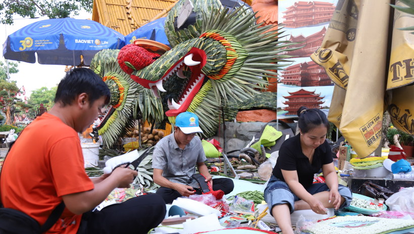 Chùa Gò Kén: Nhộn nhịp chuẩn bị Đại lễ Khánh đản Bồ Tát Quán Thế Âm