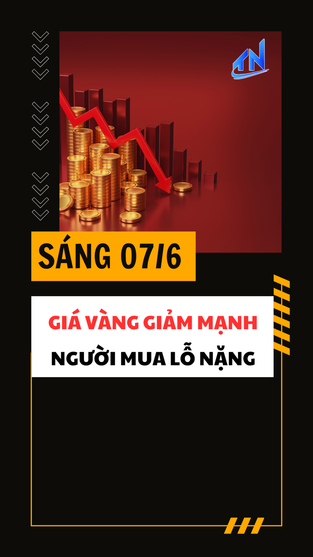 S&aacute;ng 07/6: Gi&aacute; v&agrave;ng giảm mạnh, người mua lỗ nặng